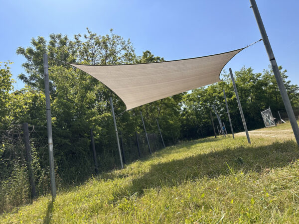 Új! - 6 x 7 méter EXTRA - téglalap napvitorla