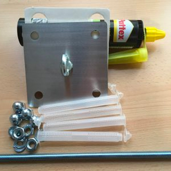 Falitartó kiegészítőkkel - 8cm szigetéstől